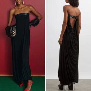 BEST Rat & Boa Antonie Maxi Dress Gown S/M Black Cocktail Party Wedding